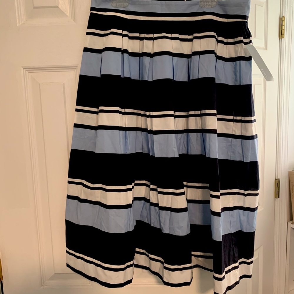 Beautiful Blues Pleated Skirt
